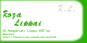 roza lippai business card